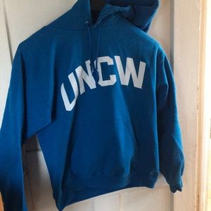 Men’s blue champion UNCW hoodie